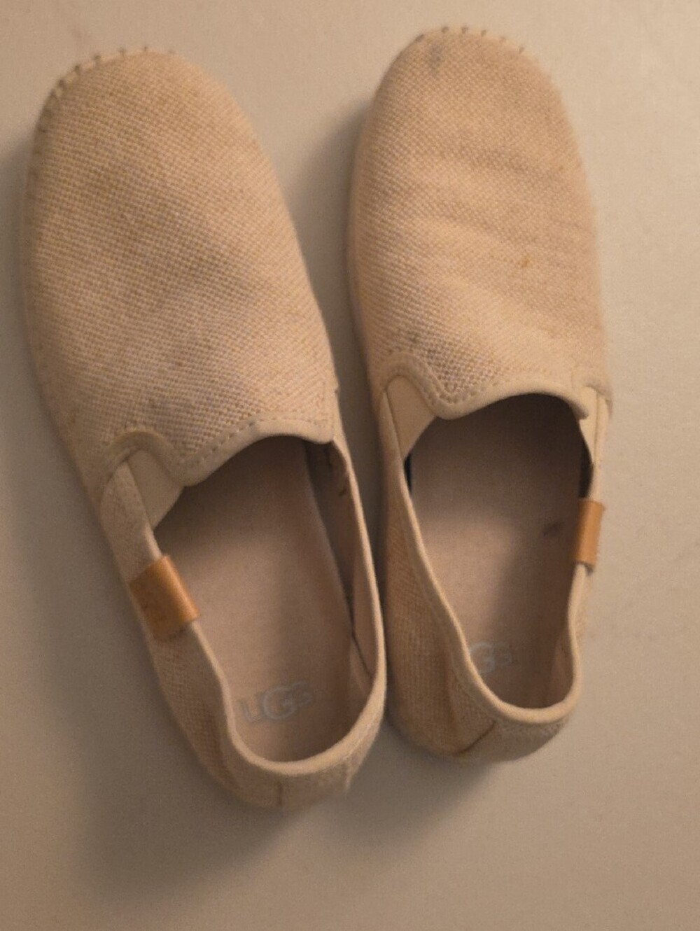 UGG Women's Slip-On Casual Sneaker in Light Beige - Picture 9 of 9